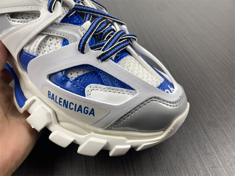 Balenciaga Track Sneaker White, Blue & Grey,