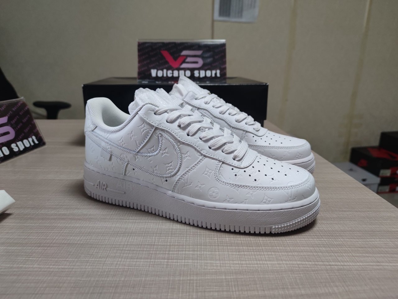 LV x Air Force 1 Low By Virgil Abloh White