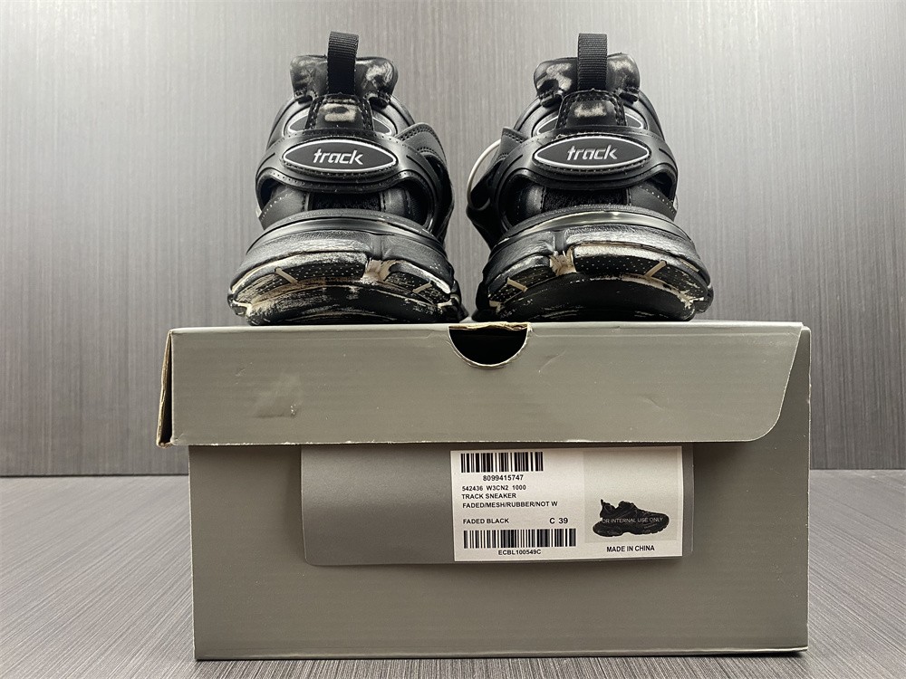 Balenciaga Triple S 'Faded Black' 536737-W3CN3-1000