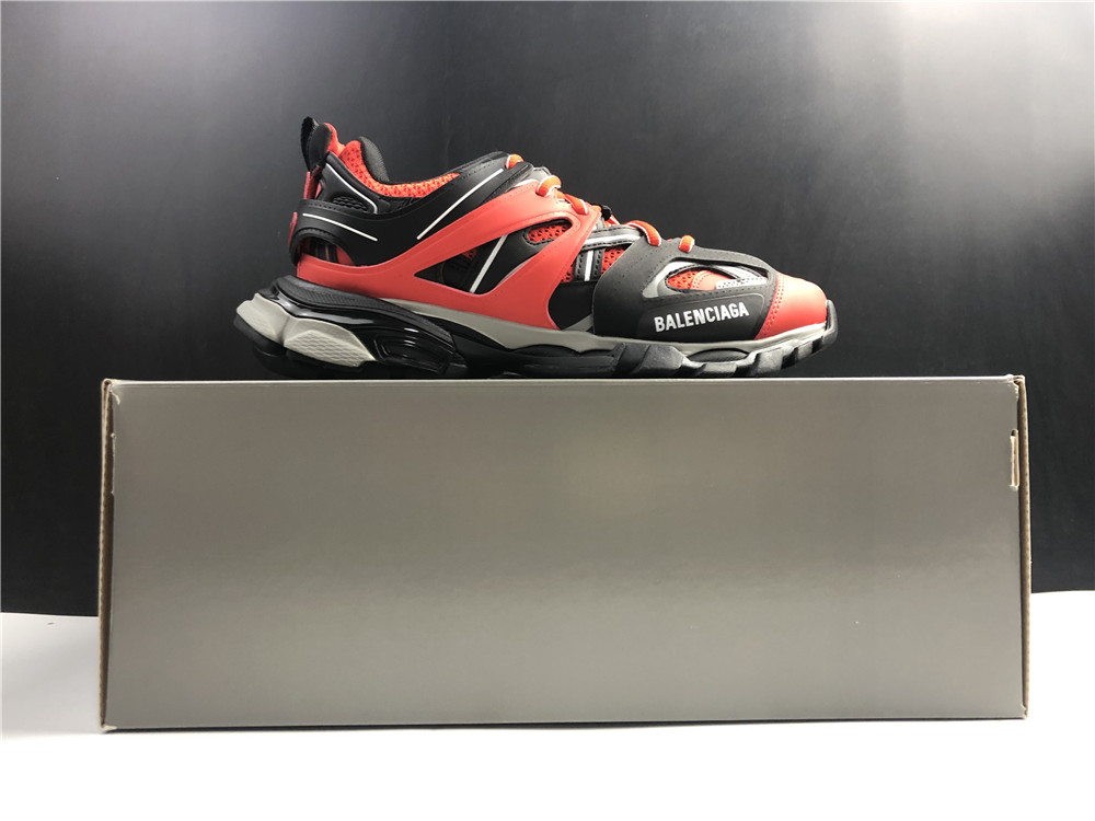 Balenciaga Track Sneaker 'Red Black' - Balenciaga - 542023 W3AD1 6192 - red/grey/black/white