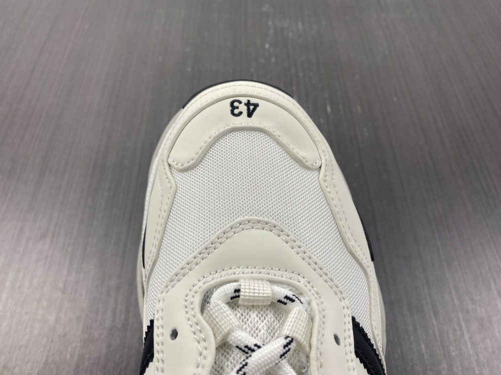 BALENCIAGA Adidas Triple S Sneakers - White,black