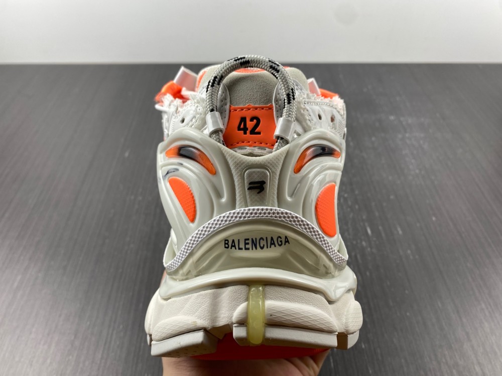 Balenciaga Track 2 Logo-Detailed Metallic Mesh And Rubber Sneakers White