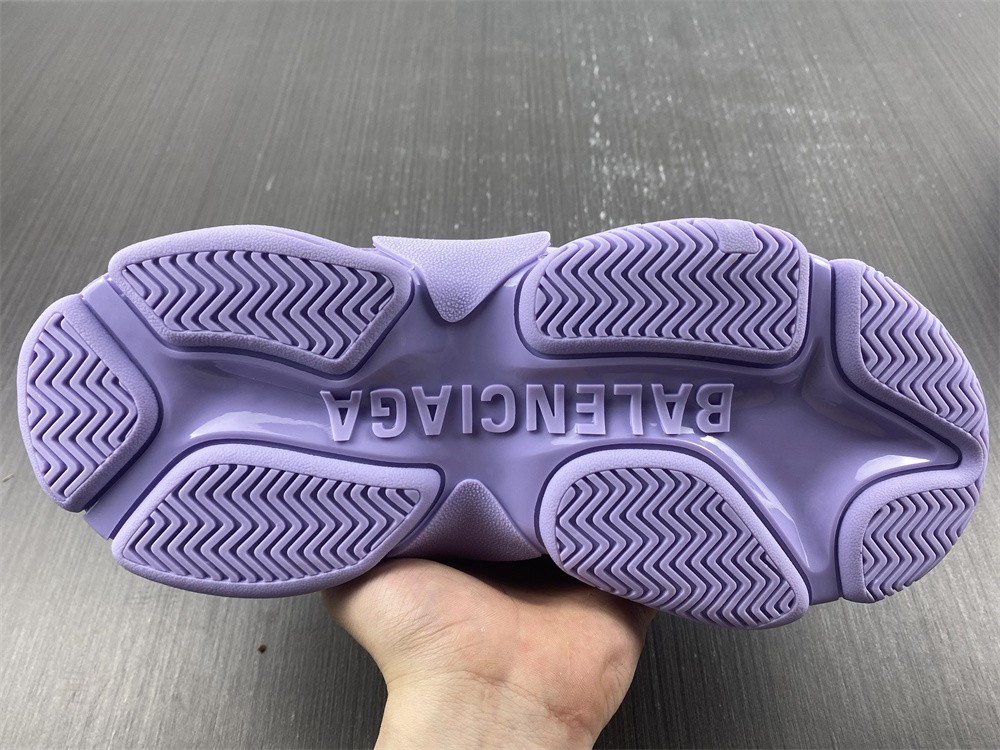 Balenciaga Wmns Triple S “Allover Logo in Light Purple”