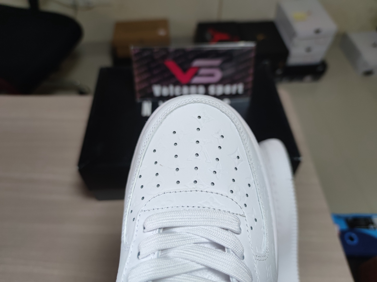 LV x Air Force 1 Low By Virgil Abloh White