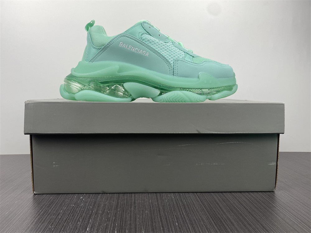 Balenciaga - Triple S Trainer - Green Plain for Women
