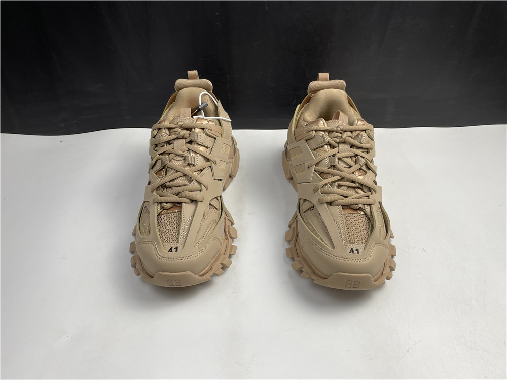 Balenciaga Track Beige Metallic Gold