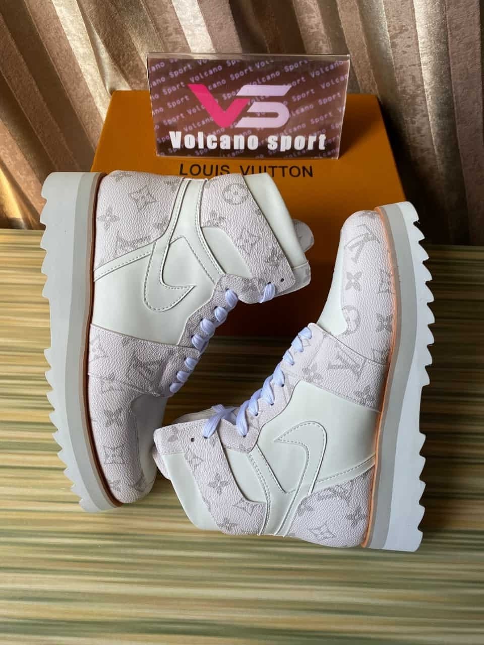Louis Vuitton White Boots