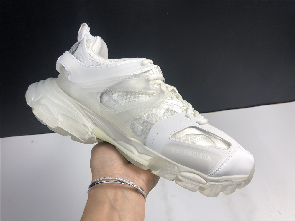 Balenciaga Track White Clear Sole Lowtop Sneaker 647742
