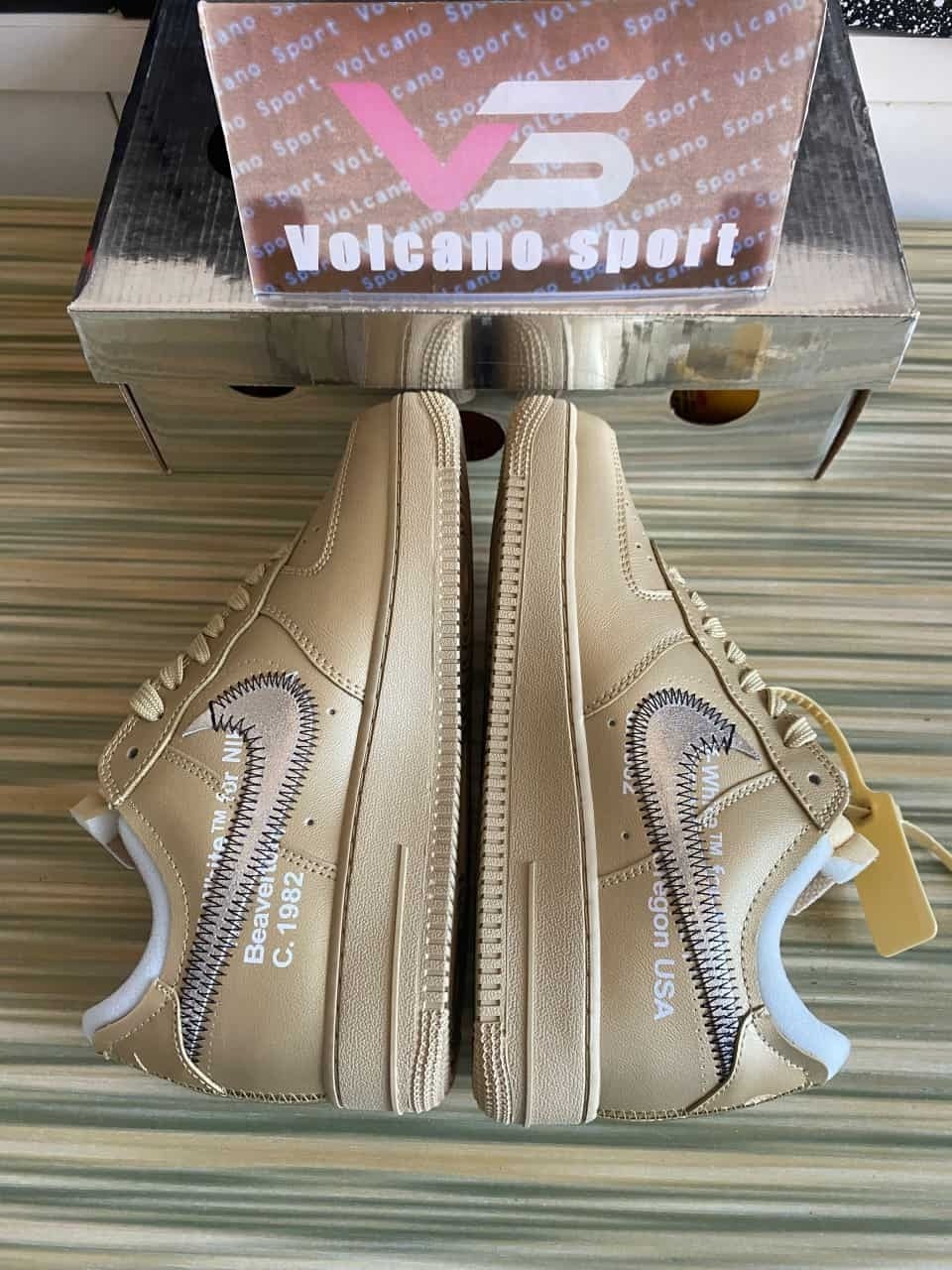 Air Force 1 Low Off-White Low Metal Gold OW Silver DX1419-900