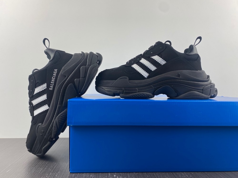 Balenciaga x Adidas Triple S (Black/White)