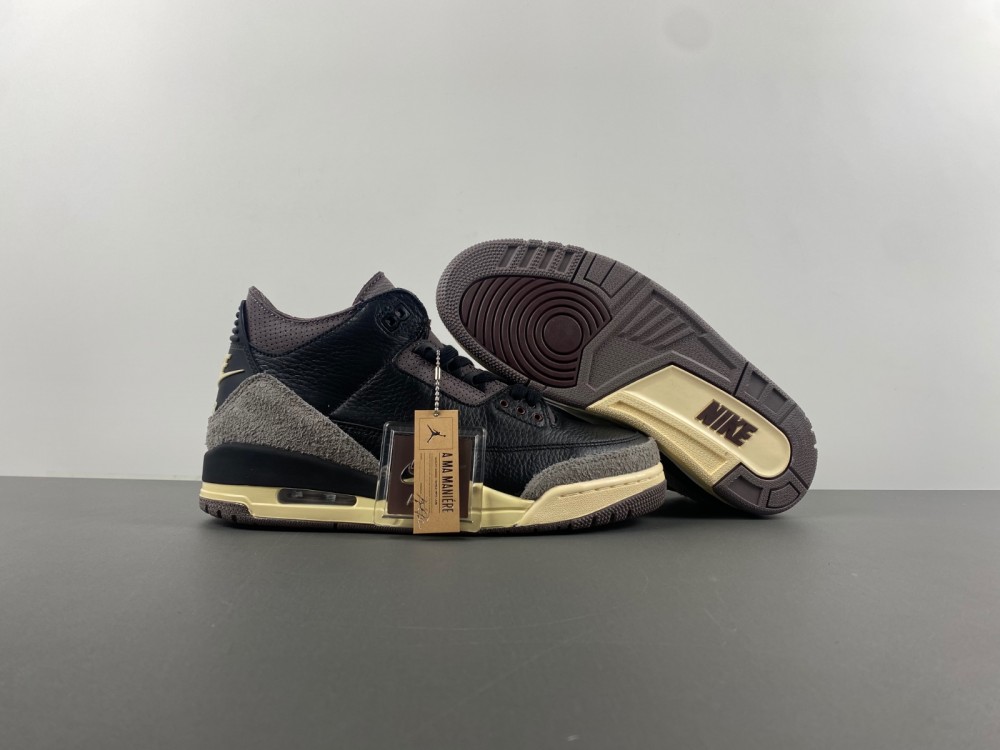 Jordan 3 Retro OG SP A Ma Maniére Black Violet Ore  FZ4811-001
