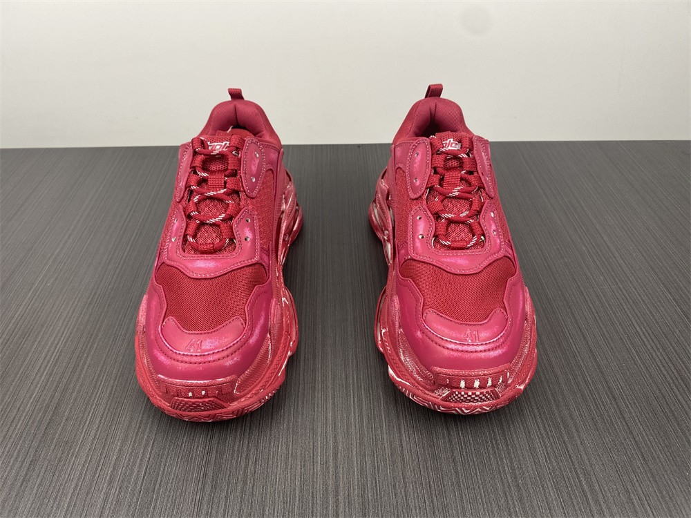 Balenciaga Triple S Sneaker 'Dark Red' 524039-W3CN3-6000 - 524039-W3CN3-6000