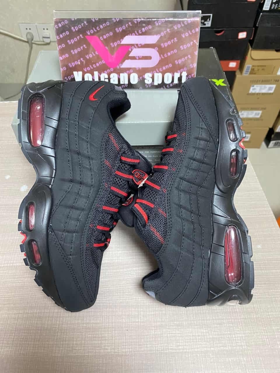 Nike air max 95 black red 104220-006