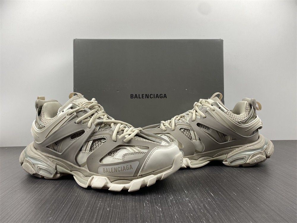 Balenciaga Track Women's Beige And Grey Sneakers