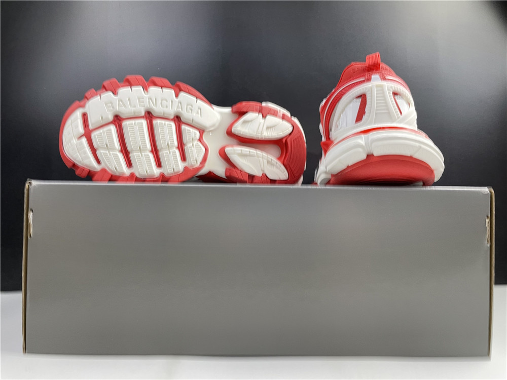 Balenciaga Track 2.0 White Red REAL VS FAKE
