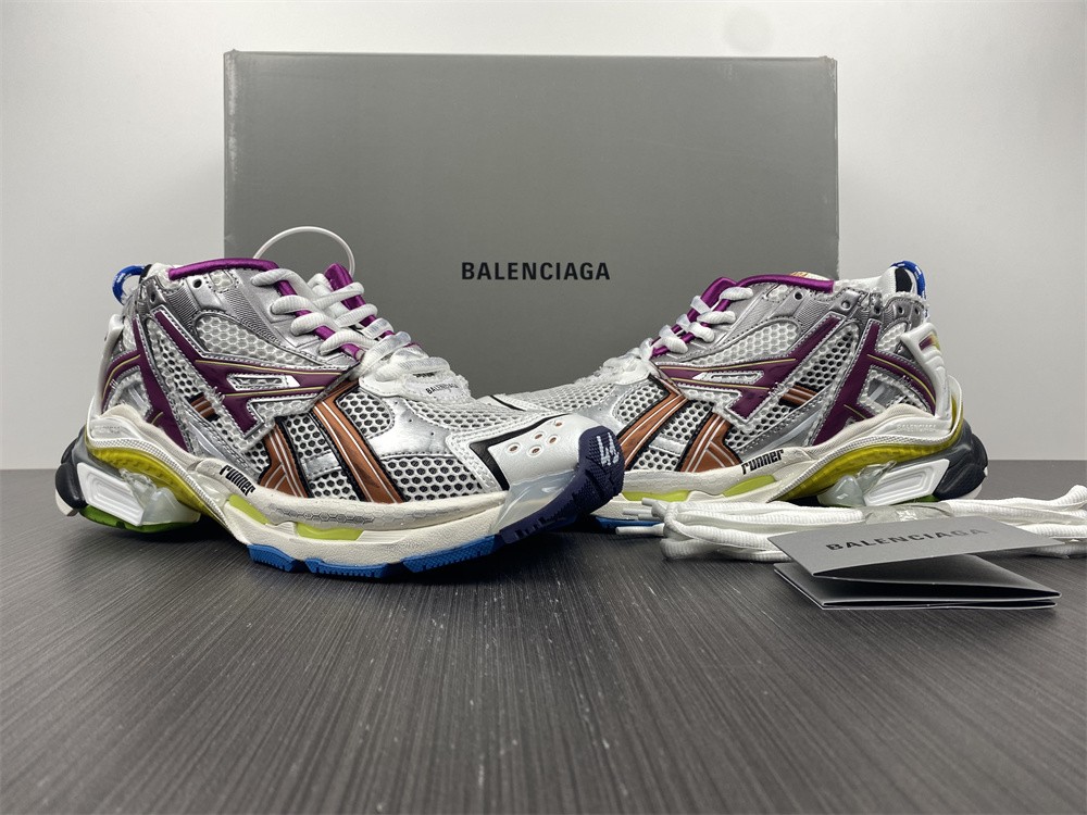 Balenciaga Runner Sneakers in Multicolor Polyurethane