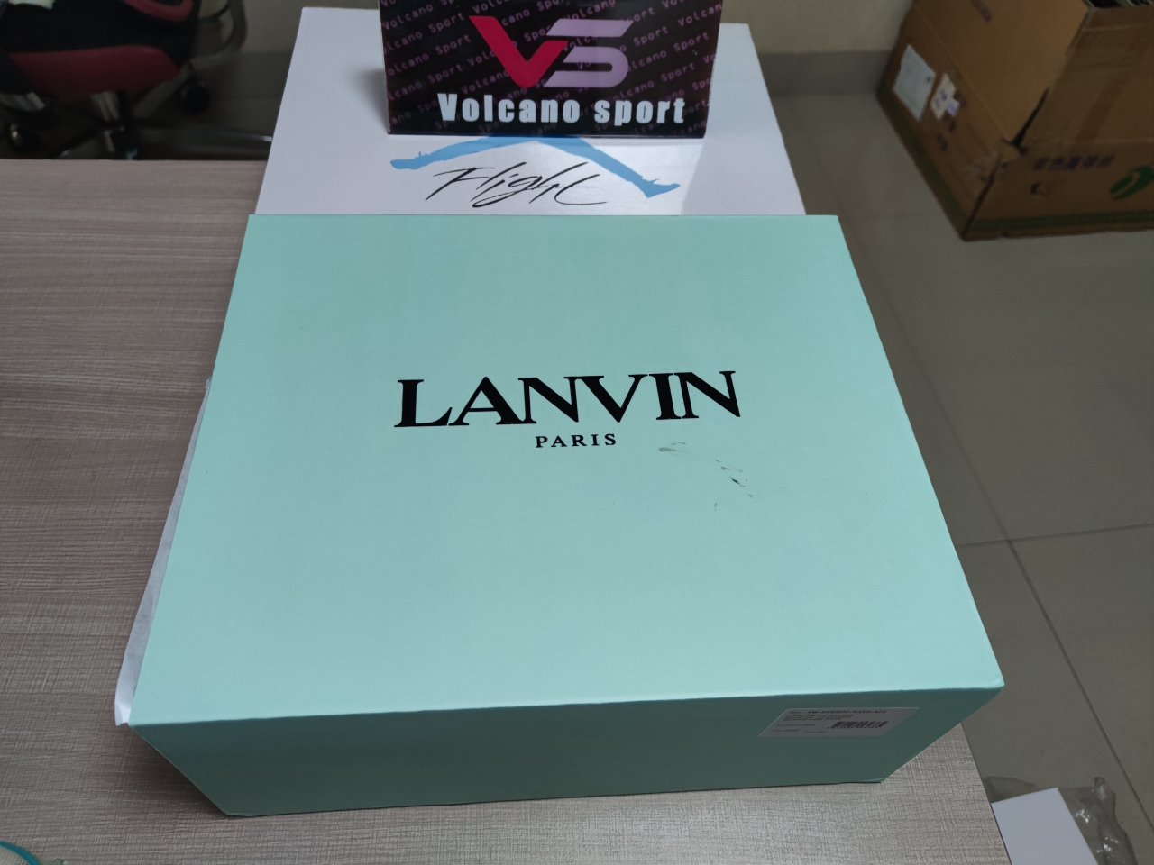 Lanvin Curb Sneaker Beige Pink1