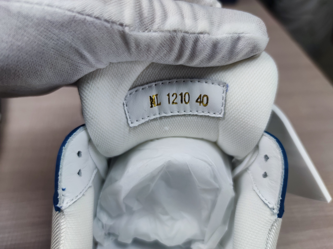 LV TRAIL SNEAKER Navy blue White