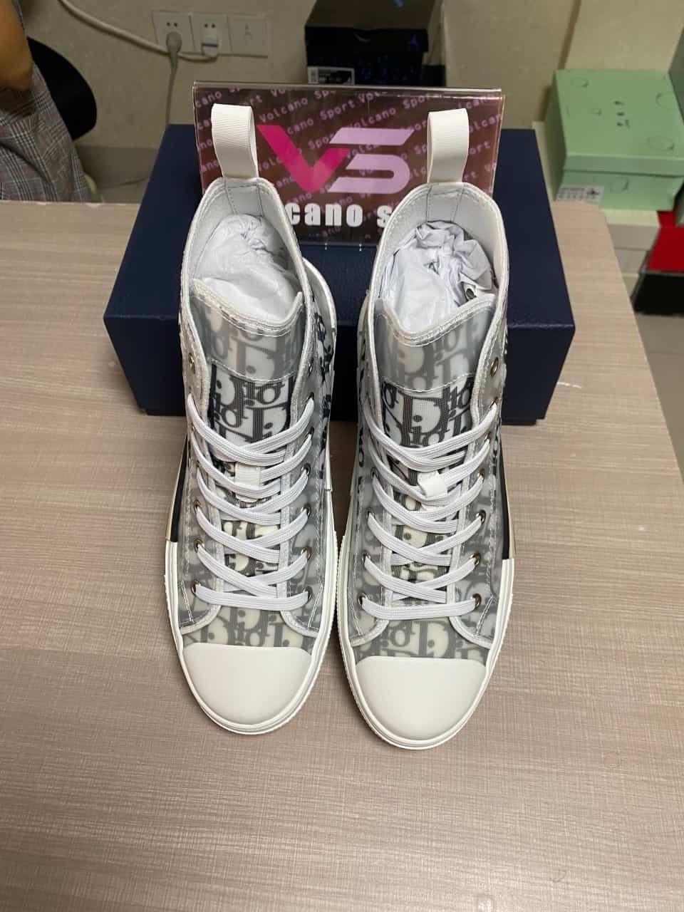 Dior B23 High Top Logo Oblique