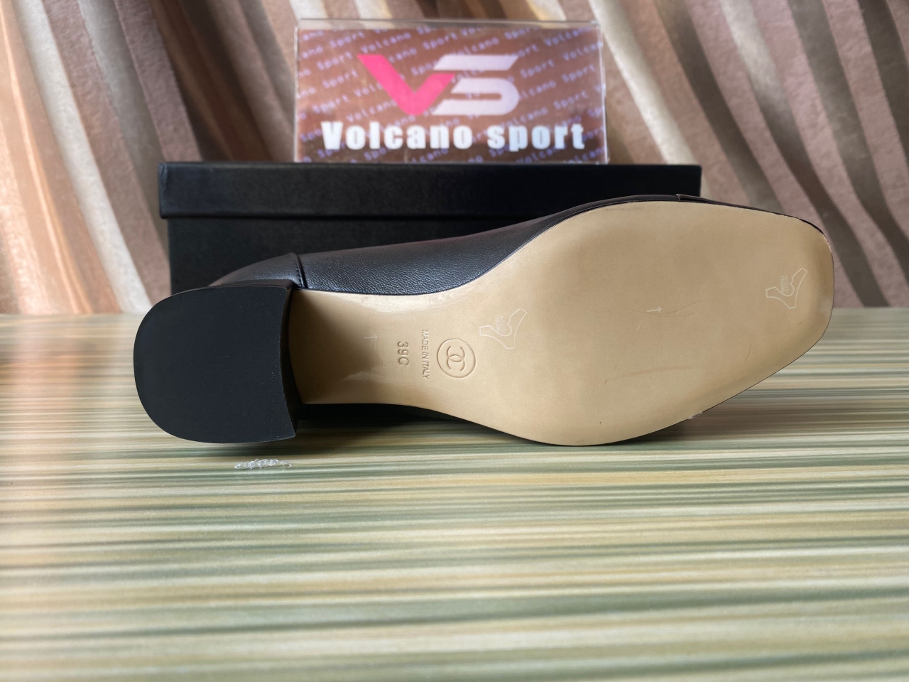 Chanel Black Lambskin Leather Boots